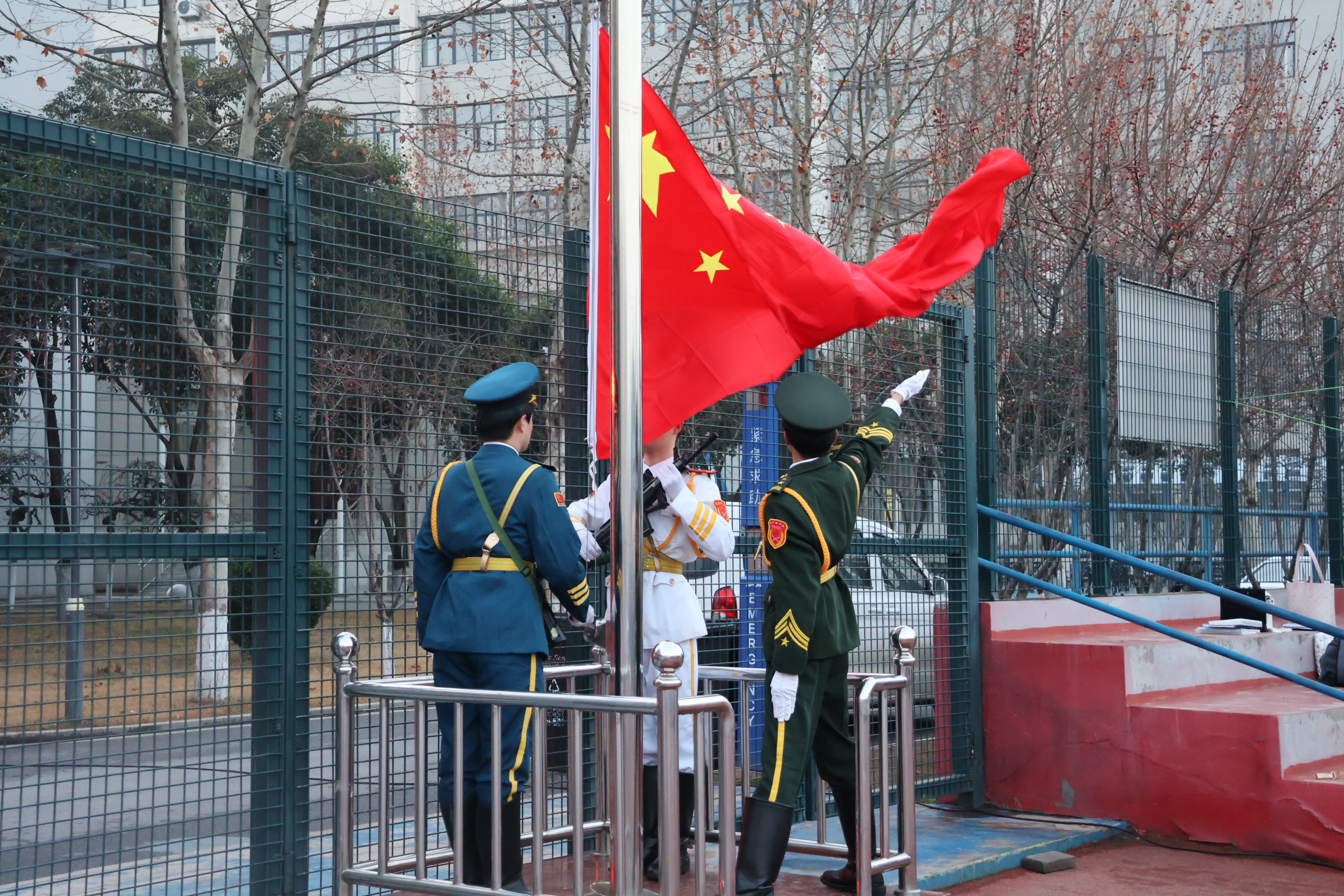 国旗护卫队升旗
