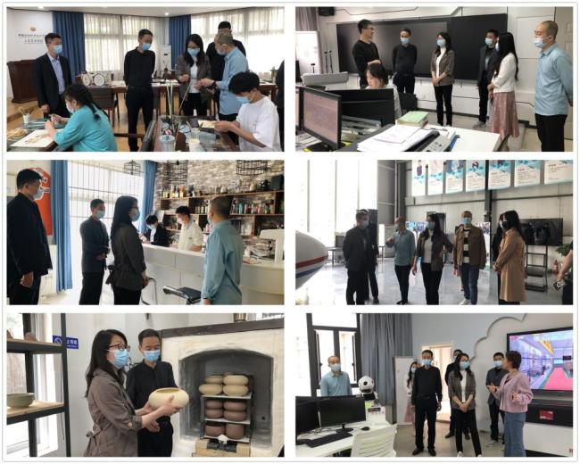 咸阳市人社局副局长吕阿妮一行到陕财职院调研交流就业工作
