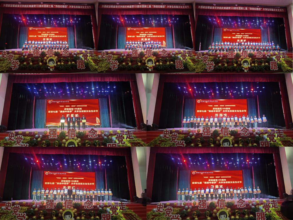 为获奖的集体及个人颁奖