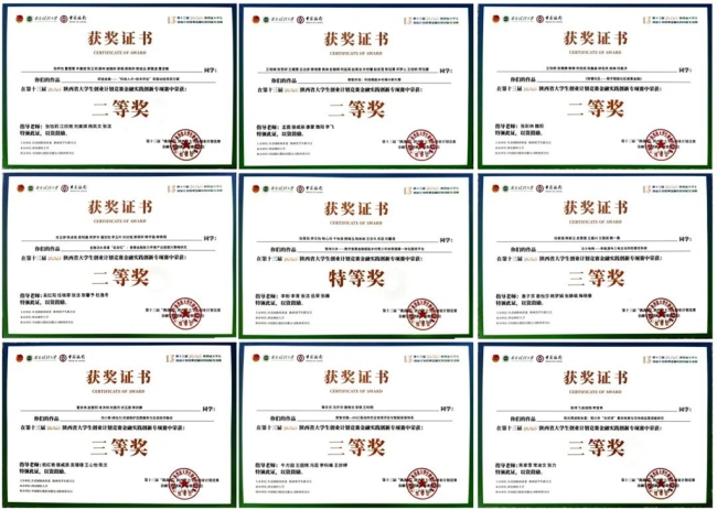 获奖证书 获奖证书