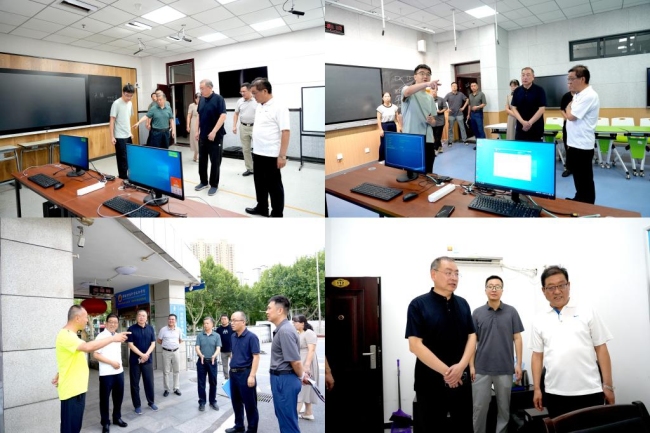 学校主要领导带队深入一线,督促检查备赛工作 学校主要领导带队深入一线,督促检查备赛工作