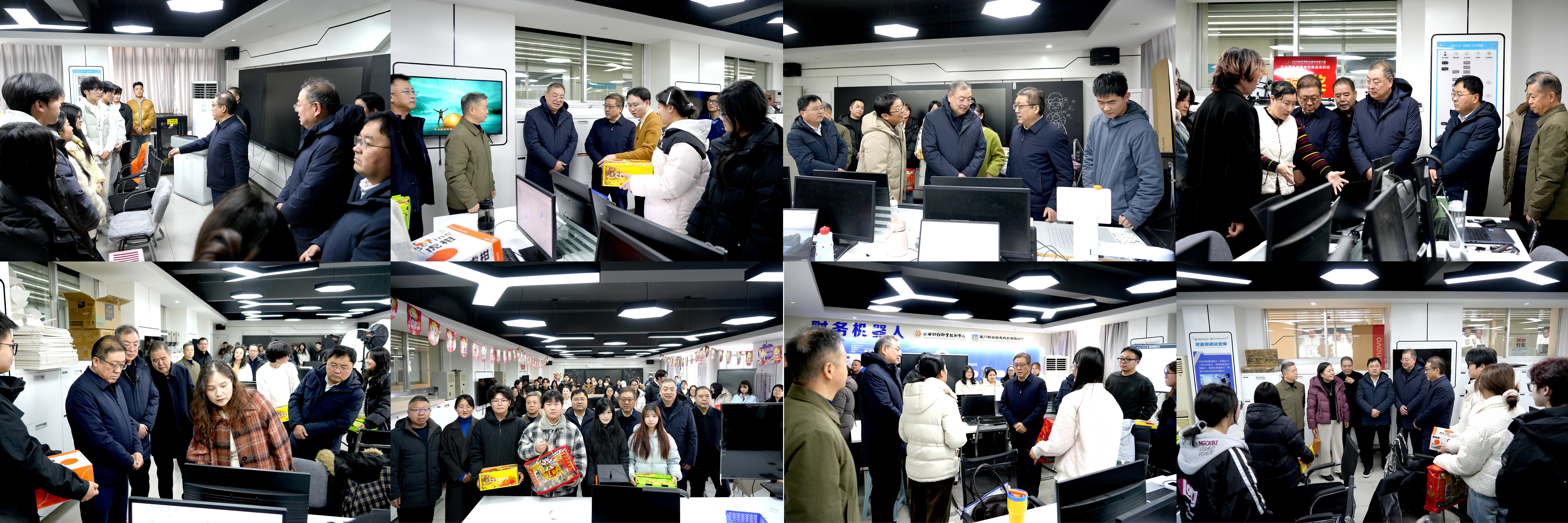 慰问备赛师生 慰问备赛师生