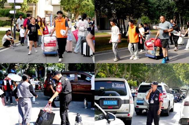 迎新接引承重托,一程春风人间暖 迎新接引承重托,一程春风人间暖