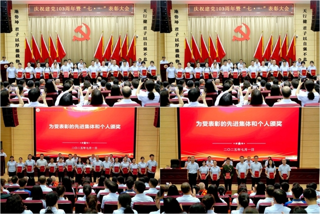 表彰为“战斗堡垒旗”支部和“先锋模范旗”个人