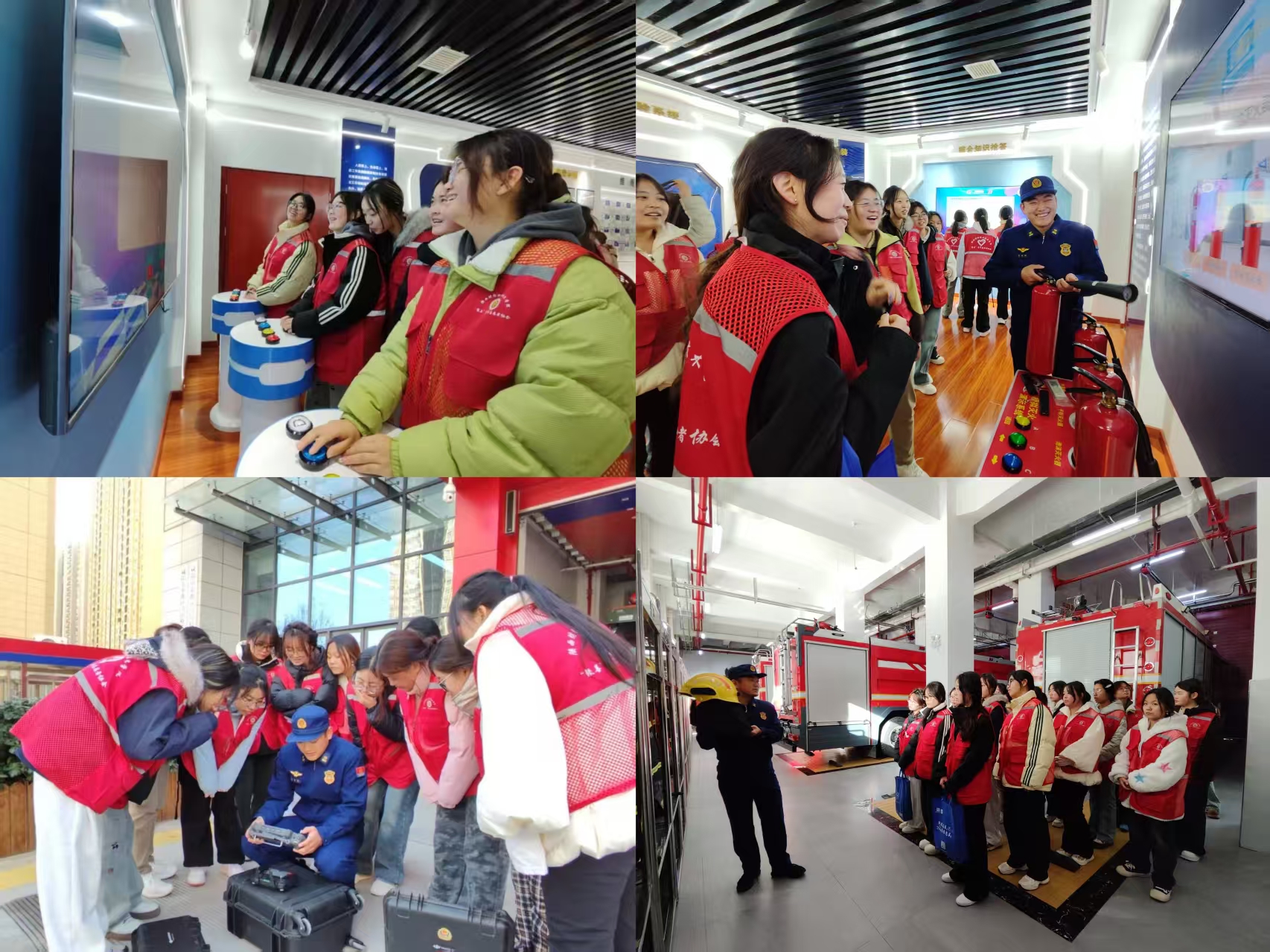  “走进消防站，共筑安全墙”主题消防安全志愿活动